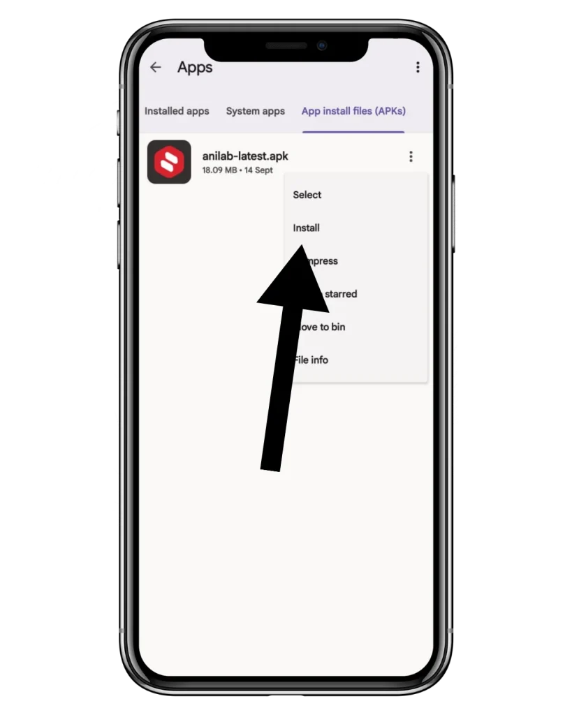 Download Latest Anilab APK v1.1.2 for Android | Best Anime App (2026) 21 tap on it install